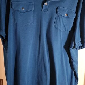 Apt. 9 Men's Deep Blue Casual Button Down Shirt
